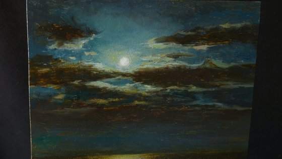 Light Of Night - night landscape painting