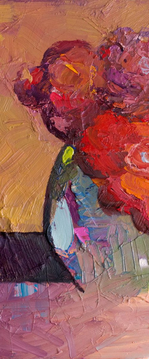 Summer Bouquet Carnation Red by Damien Venditti