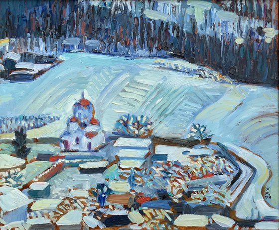 Capriana (winter landscape)