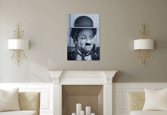 A Surreal Chaplin Portrait