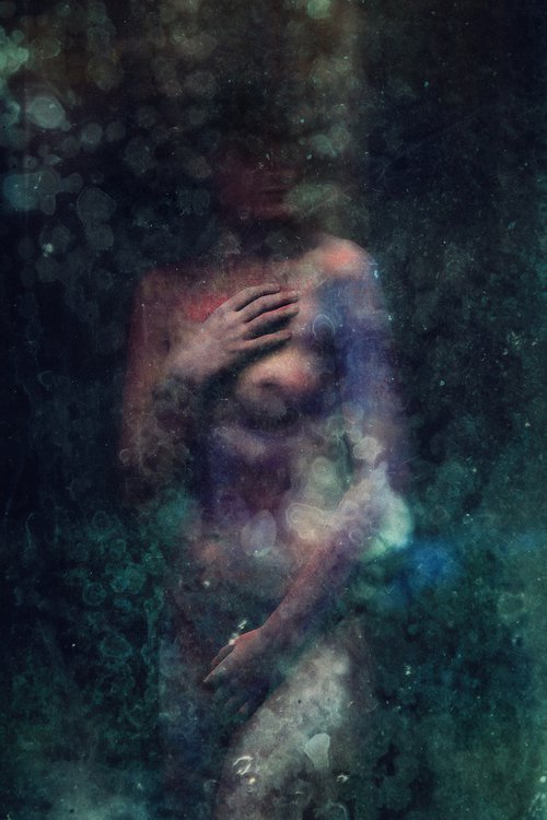 Obscured Nude by Peter Zelei