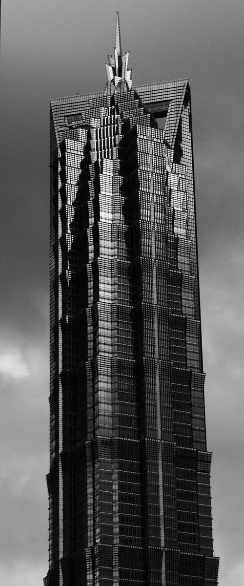 Jin Mao Tower, Shanghai, China [Framed; also available unframed] by Charles Brabin