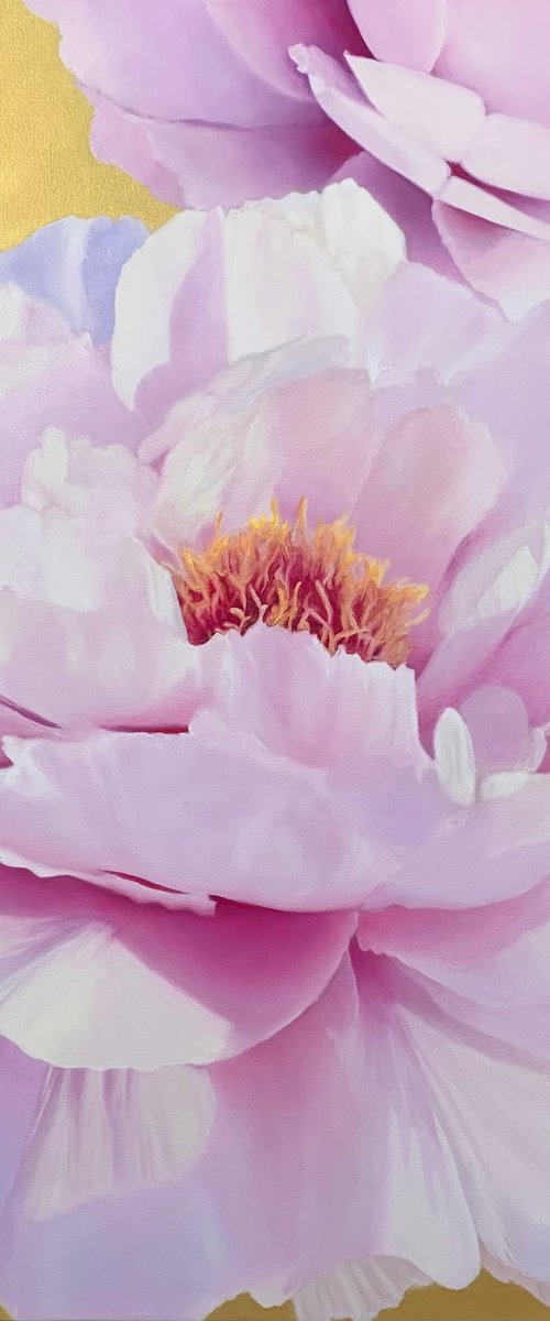 Weightless. Realistic Peonies by Alla Kallass