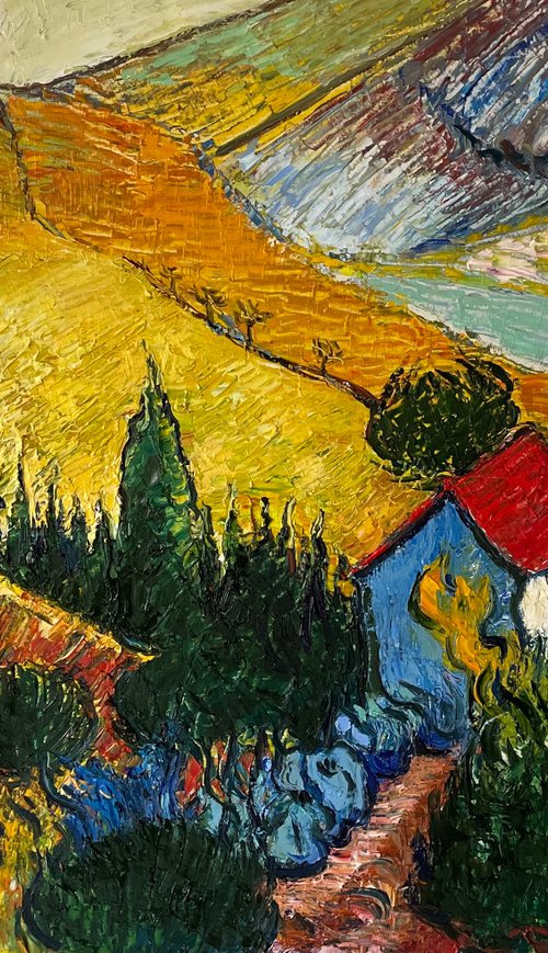 A landscape by Van Gogh by Roman Sleptsuk