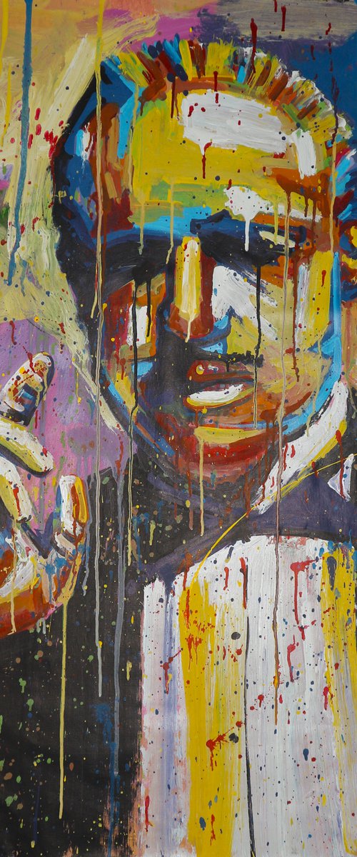 The Godfather Acrylic on canvas 120x100 by Eugene Gorbachenko