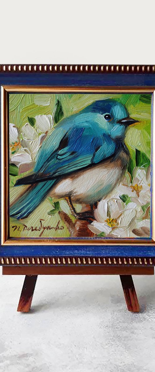 Blue bird by Nataly Derevyanko