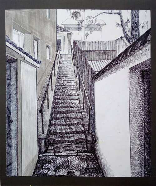 stairs passage by Sara Radosavljevic