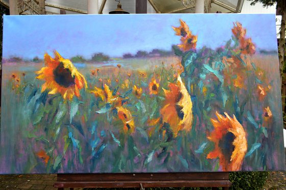 Sunflowers 97X170