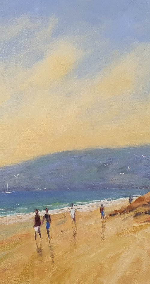 Morning Walk Sorrento Beach by Rod Moore