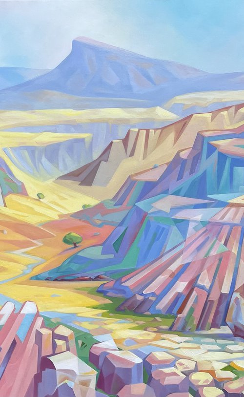 Valley Between Stone Giants by Samvel Atasunc