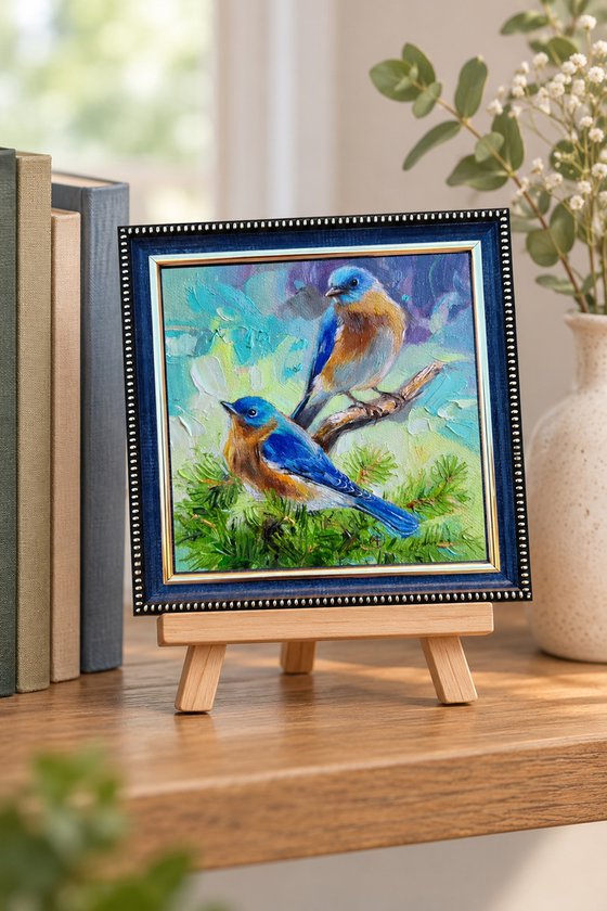 Two Bluebirds