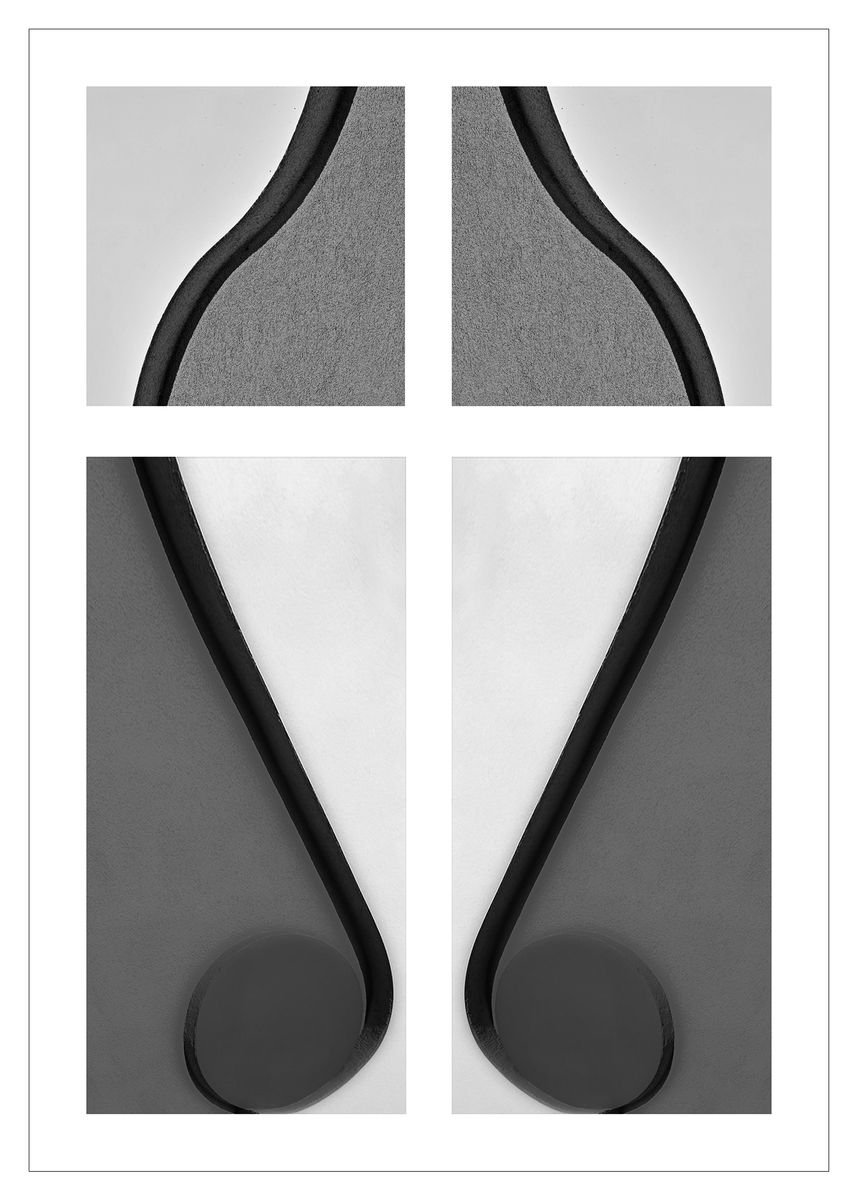 Geometric Abstract Photograph By Beata Podwysocka, 28 X 39, Structures And Textures 2, Original Artwork