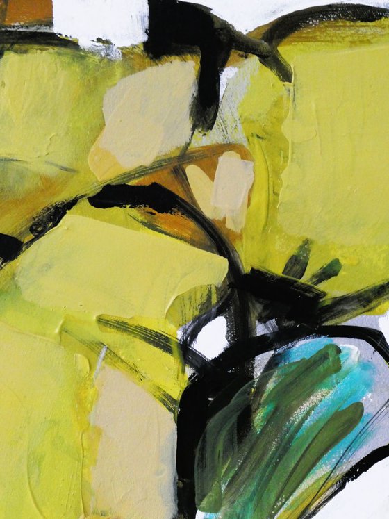 Tulips in Yellow : An Abstract