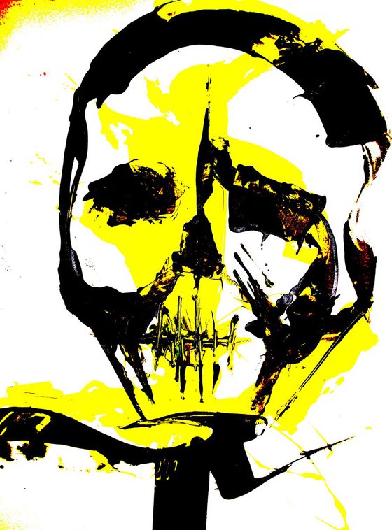 Yellow skull