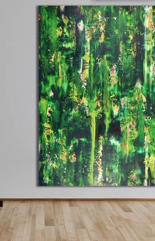 Green forest glimmer 1 by Nestor Toro