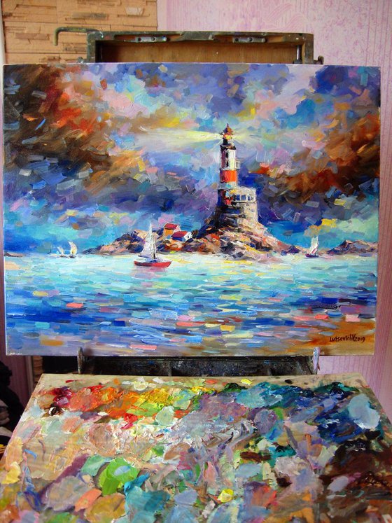 Lighthouse at sea-2