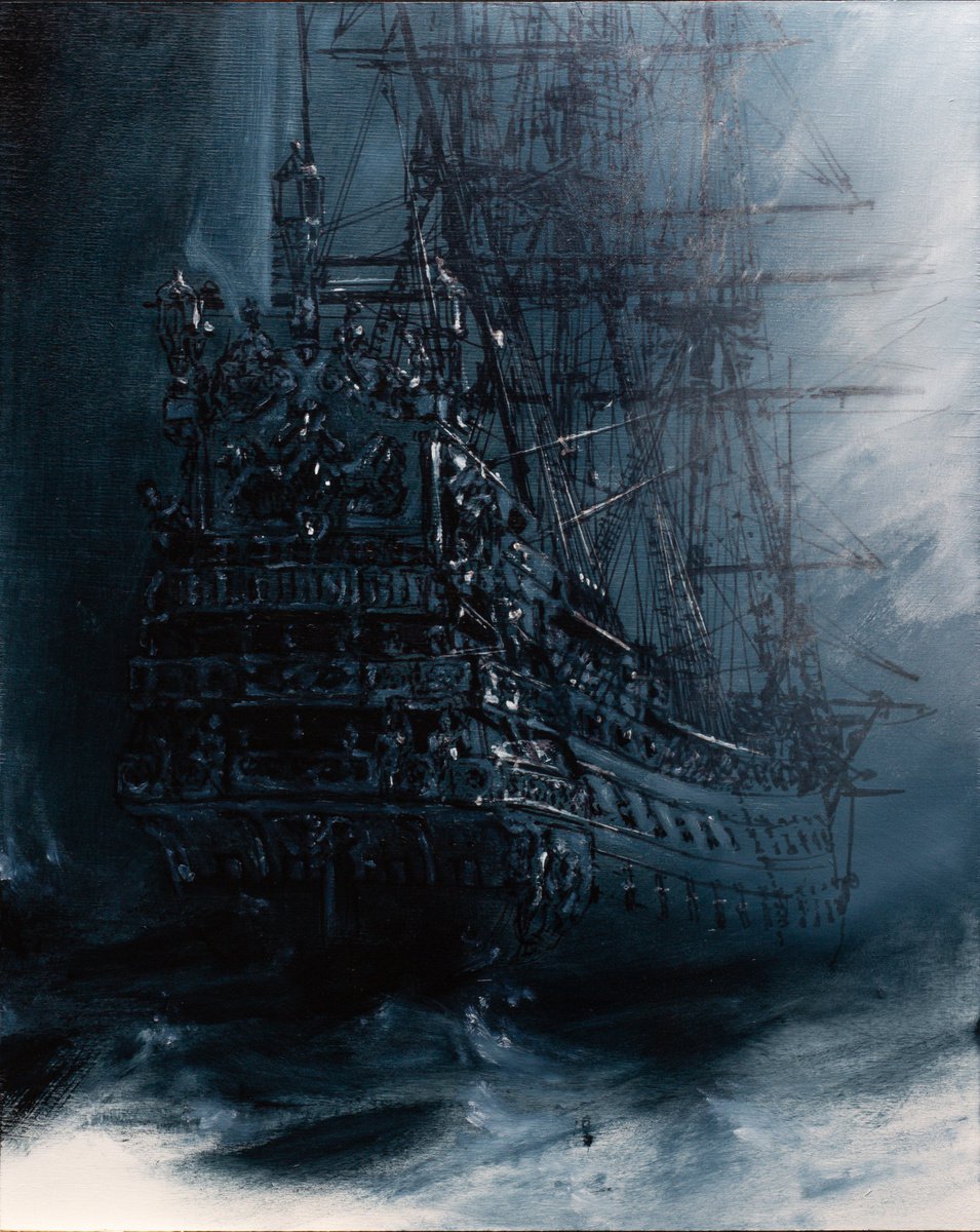 17 century ship 7 Leviathan by Alexander Moldavanov