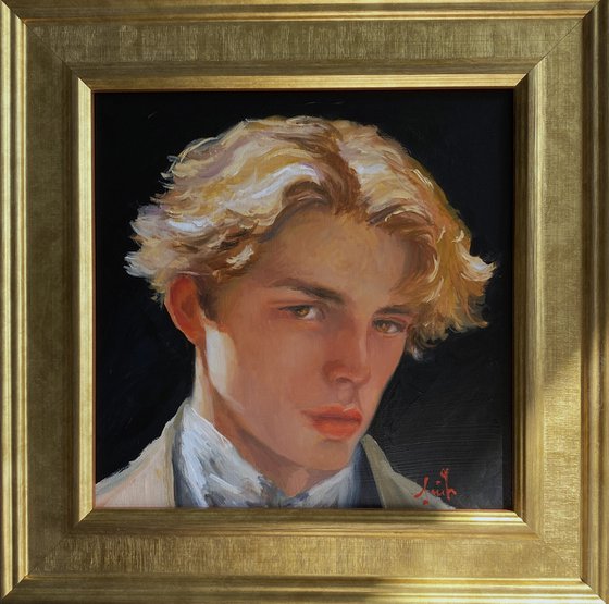 Blond Young Edwardian Man