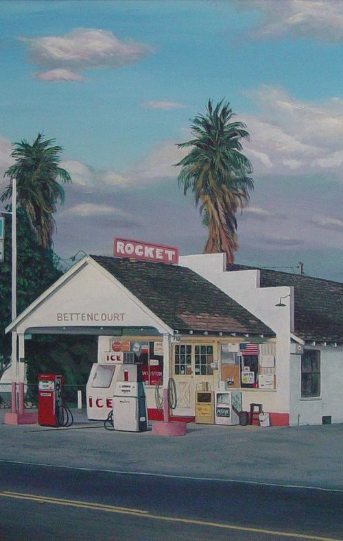 Bettencourt's Rocket Gas Station by Mark Peterson