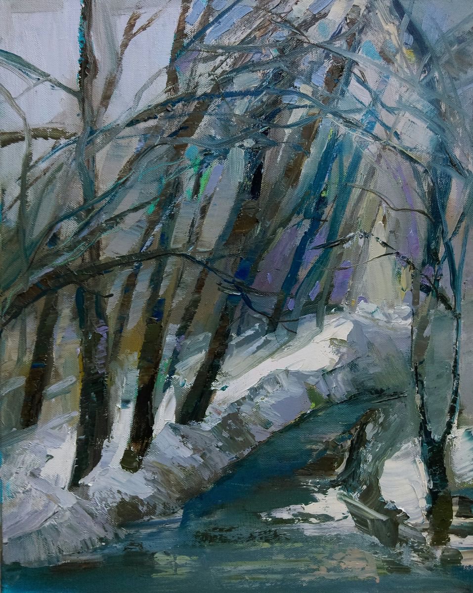 Winter landscape by Victoria Cozmolici