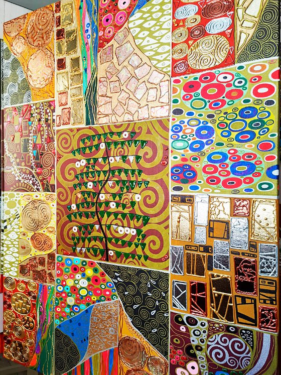 Tree of Life. Klimt abstract
