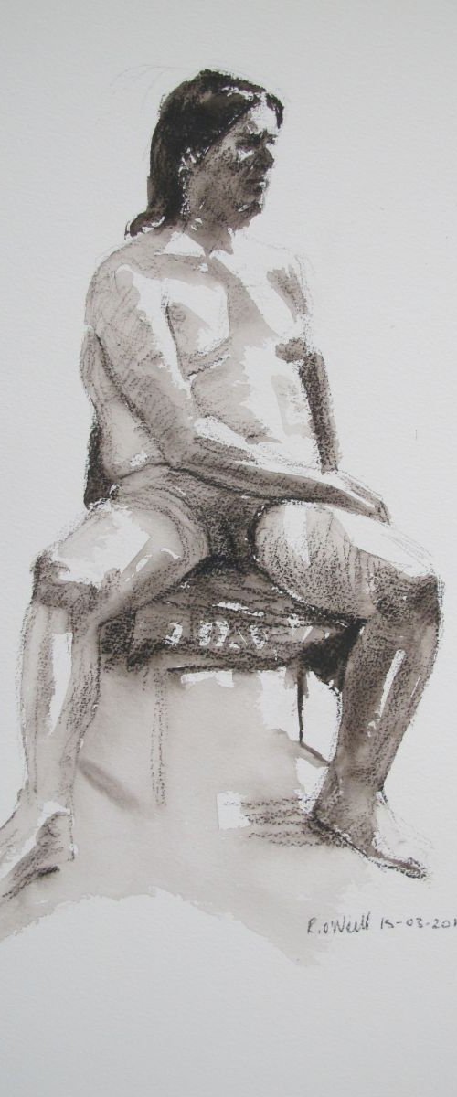 Seated nude by Rory O’Neill