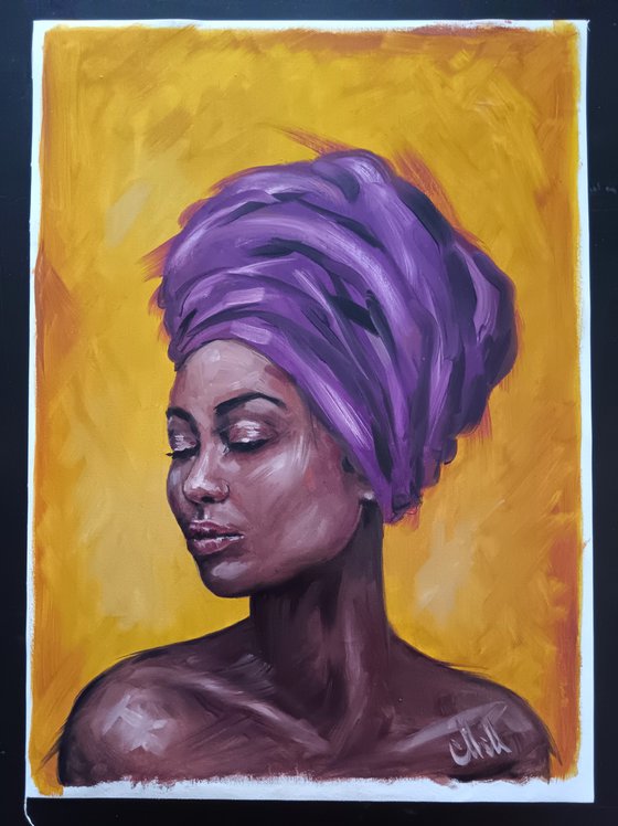 Vibrant African woman