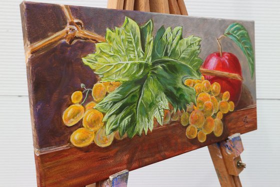 still life with grapes, 40*20