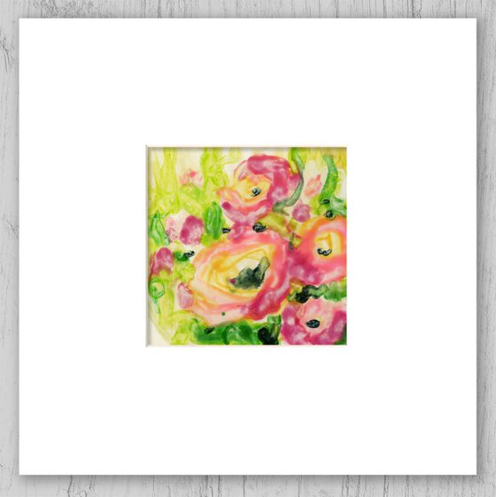 Encaustic Floral Collection 1