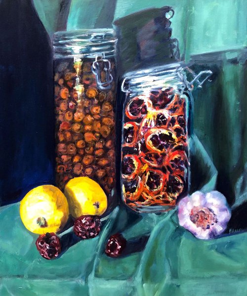Olives, Zizyphus and Oranges by Maureen Finck
