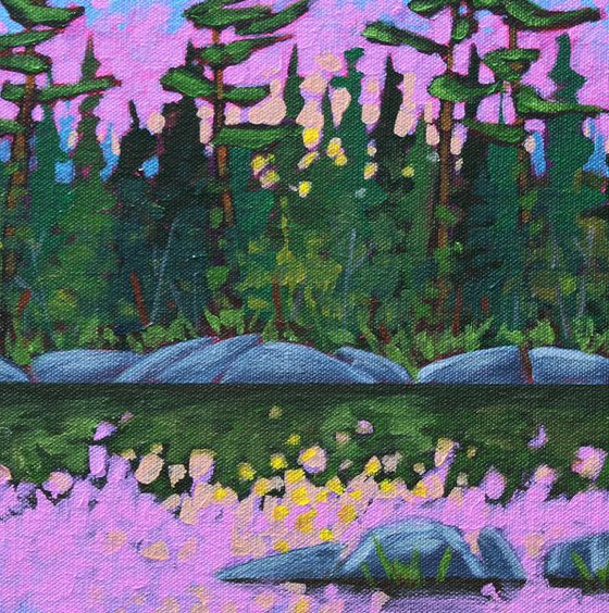 Lake Paintings, Set of Two