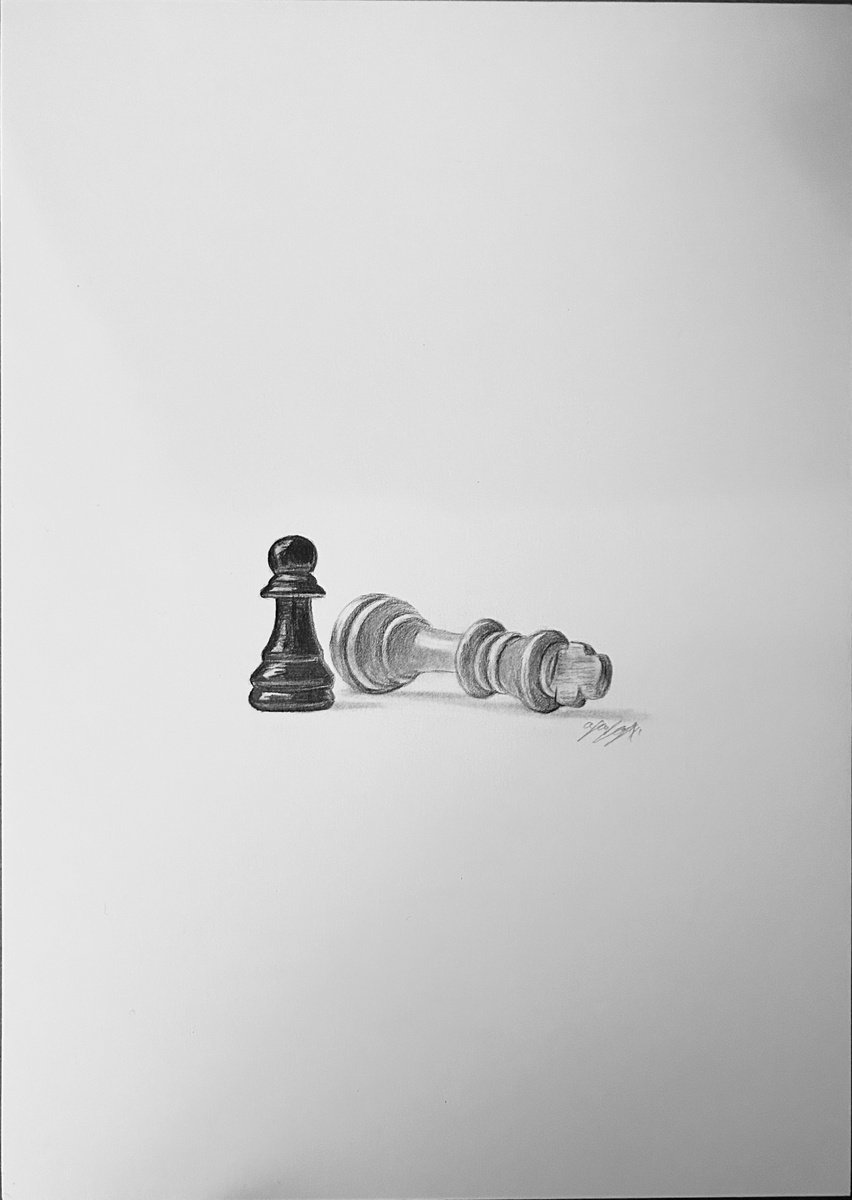 2 chess pieces by Amelia Taylor