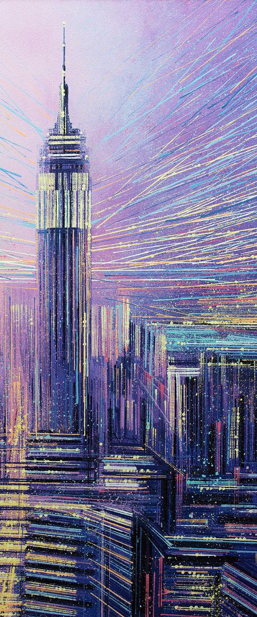 Empire State Building, New York, At Sunset by Marc Todd
