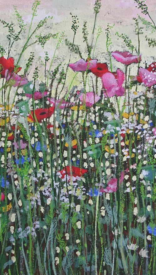Wildflower Meadow 22 by Roz Edwards