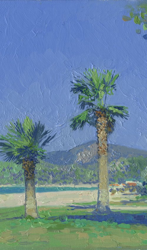 The palms. Oludeniz by Simon Kozhin
