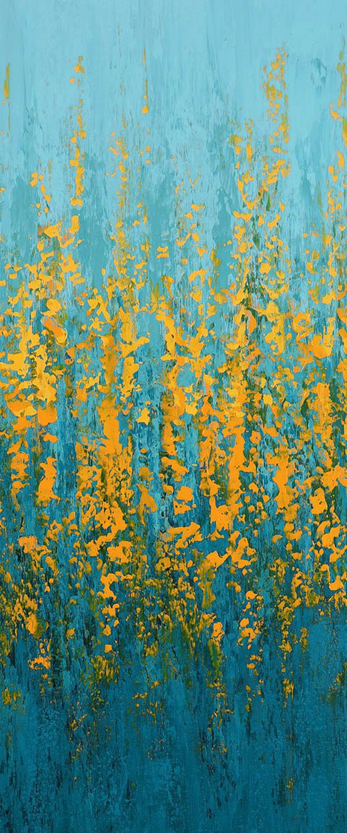Turquoise and Orange by Suzanne Vaughan