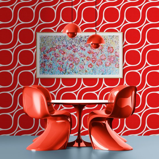 Cherry Red Poppy Meadow