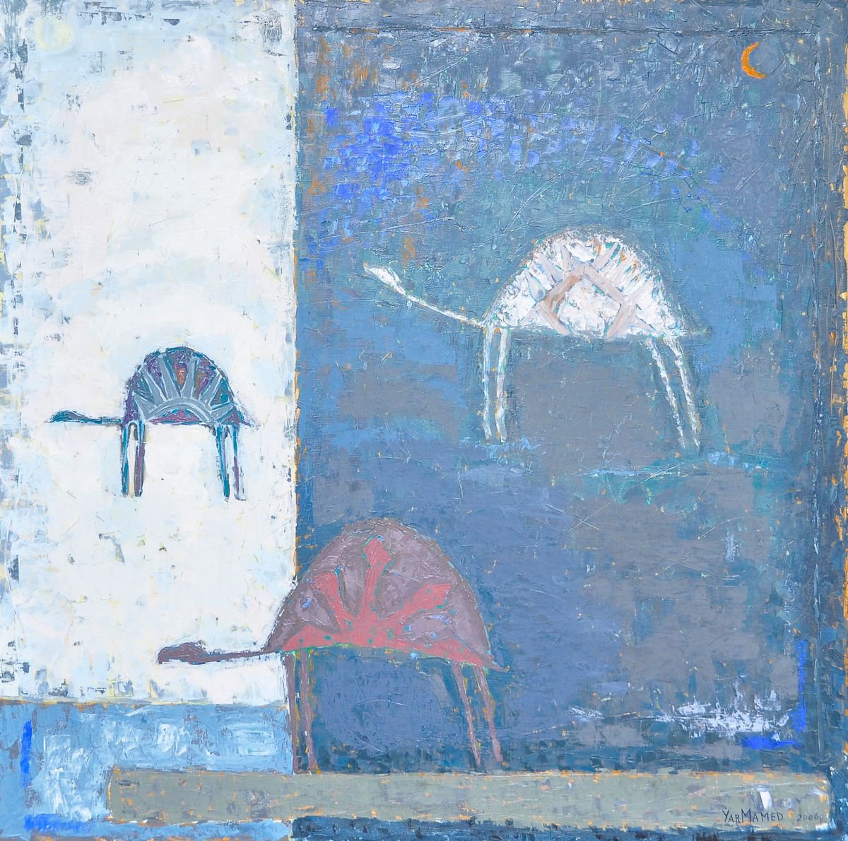 Camels by Mammed Yarmammedov