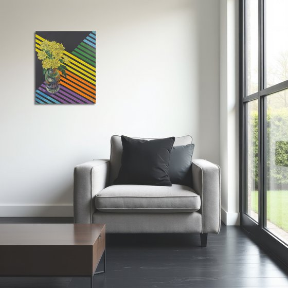 Rainbow Chrysanthemums