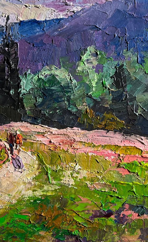 Flowery Mountain Meadows by Boris Serdyuk