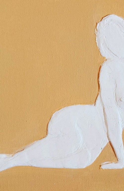 Nude female VI Base relief by Anastasia Art Line