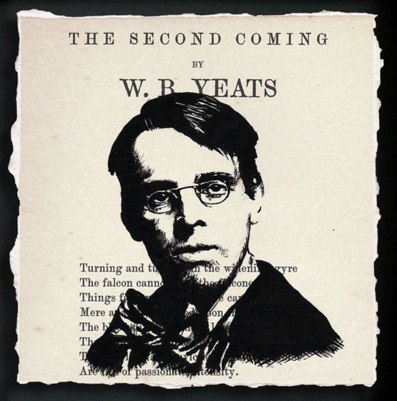 W. B. Yeats - The Second Coming (Framed)