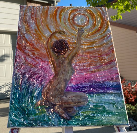 Morning Sun Salutation  Original  Painting