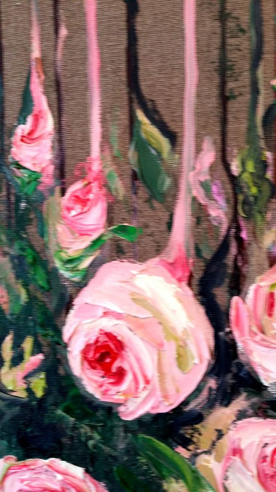 "Arousal"60x112x2cm,original acrylic,painting on canvas , ready to hang