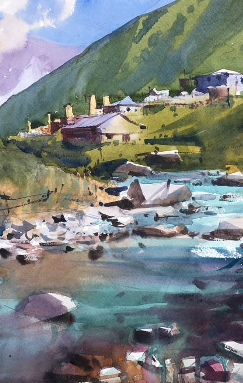 Landscape in Georgia by Andrii Kovalyk