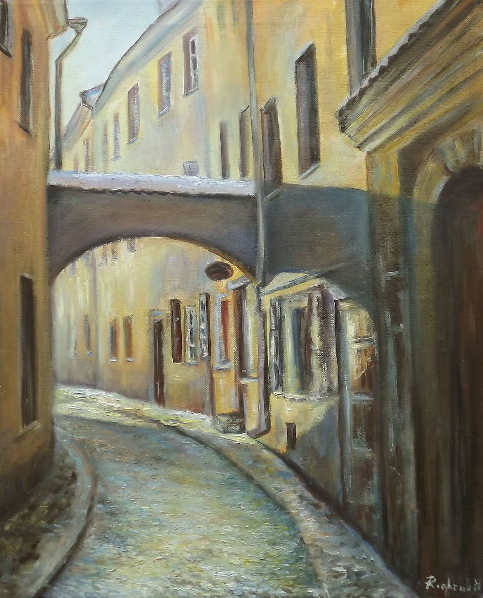 Stikliu Street / Old Street by Natalija Riabchuk