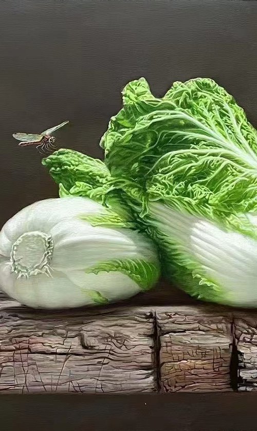 Chinese cabbages c245 by Kunlong Wang