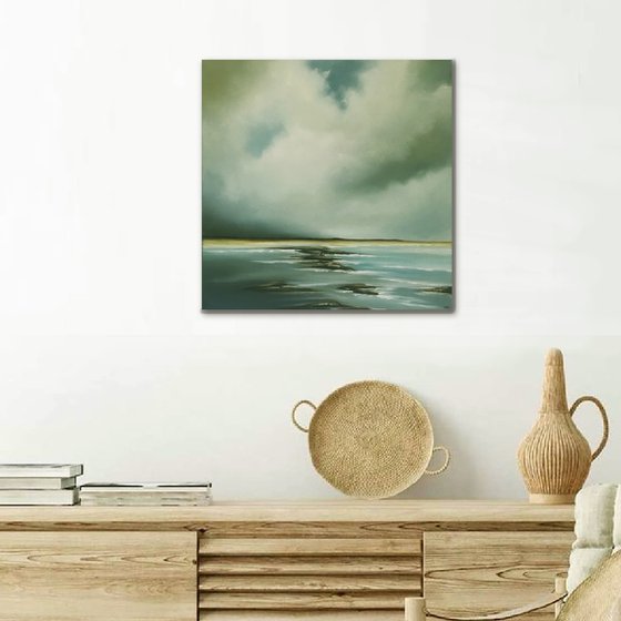 The Skies Belong To Us - Original Seascape Oil Painting on Stretched Canvas
