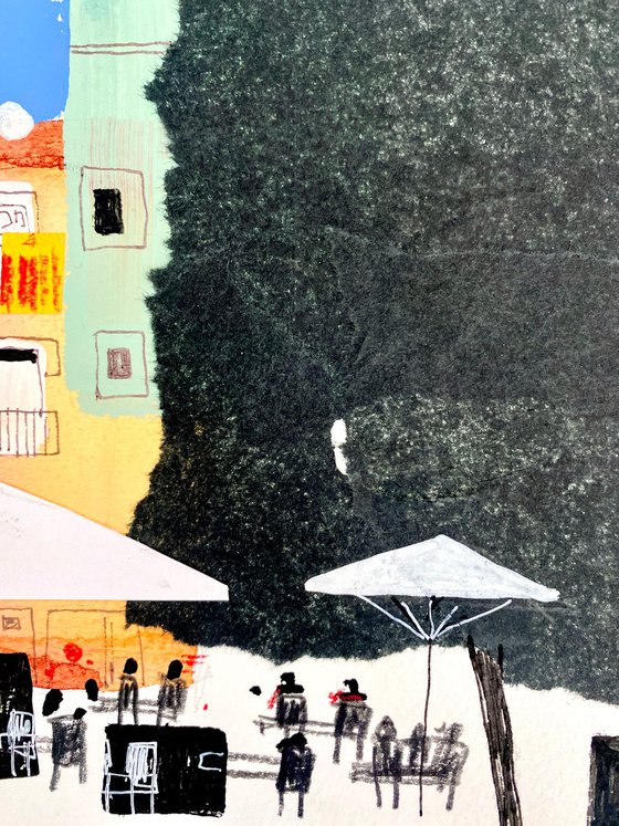 Figueras Spain Street Cafe