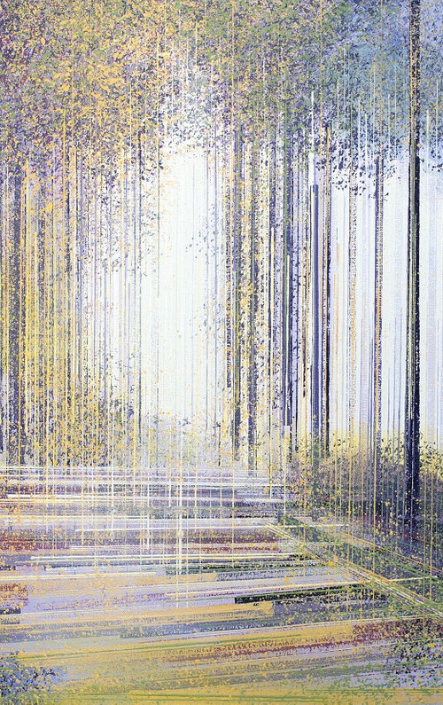 Trees In Cool Evening Light by Marc Todd